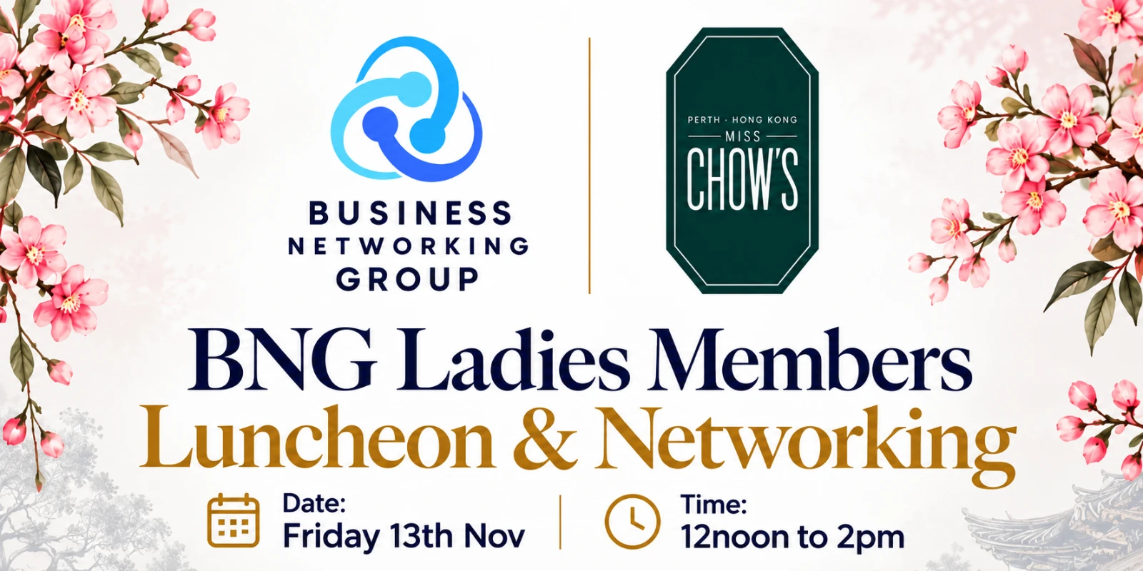 BNG Ladies Networking Lunch - Nov 2026 banner
