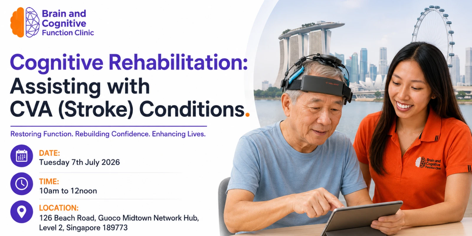 Cognitive Rehabilitation: Assisting with CVA (Stroke) Conditions banner