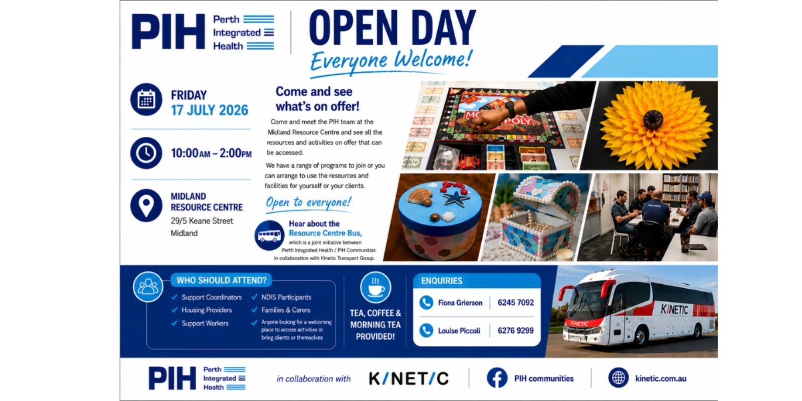 PIH - OPEN DAY banner